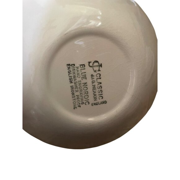 J & G Meakin Blue Nordic English Ironstone Dish Set - Picture 4 of 4